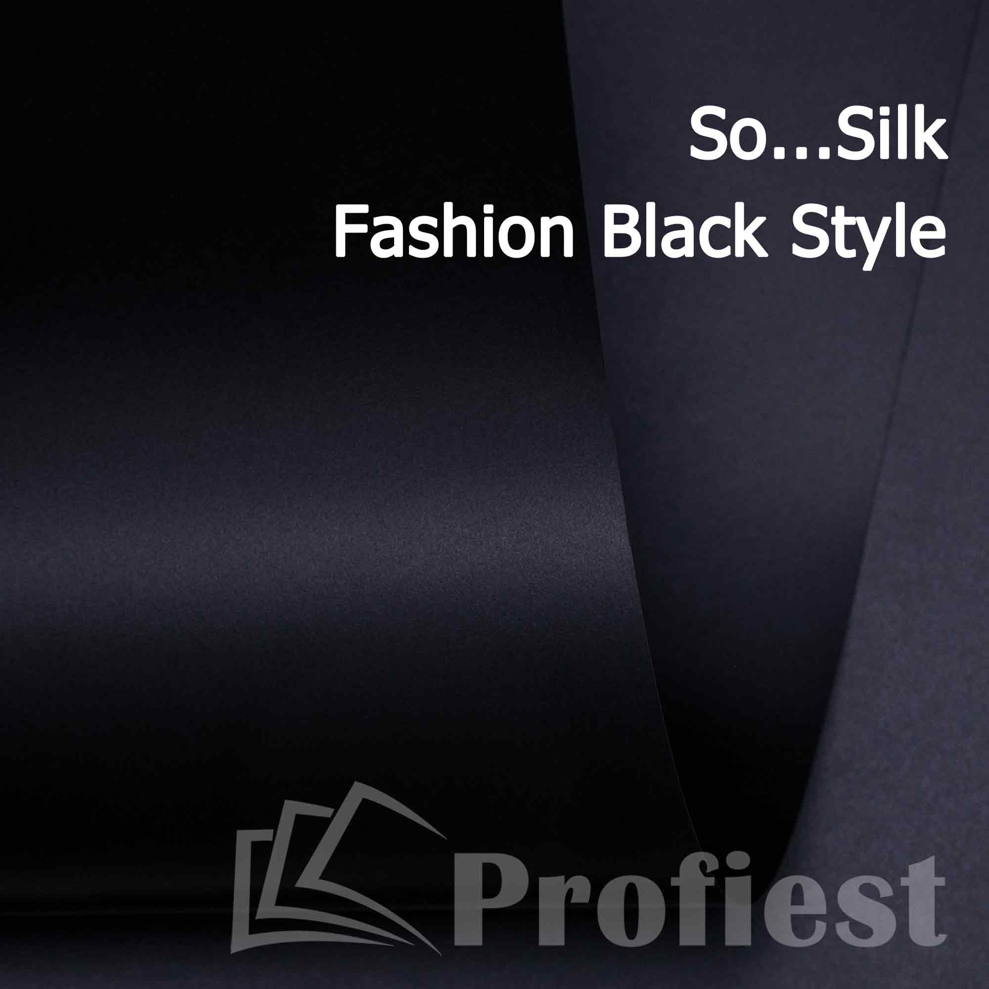 So…Silk Fsc Fashion Black Style 250 72x102