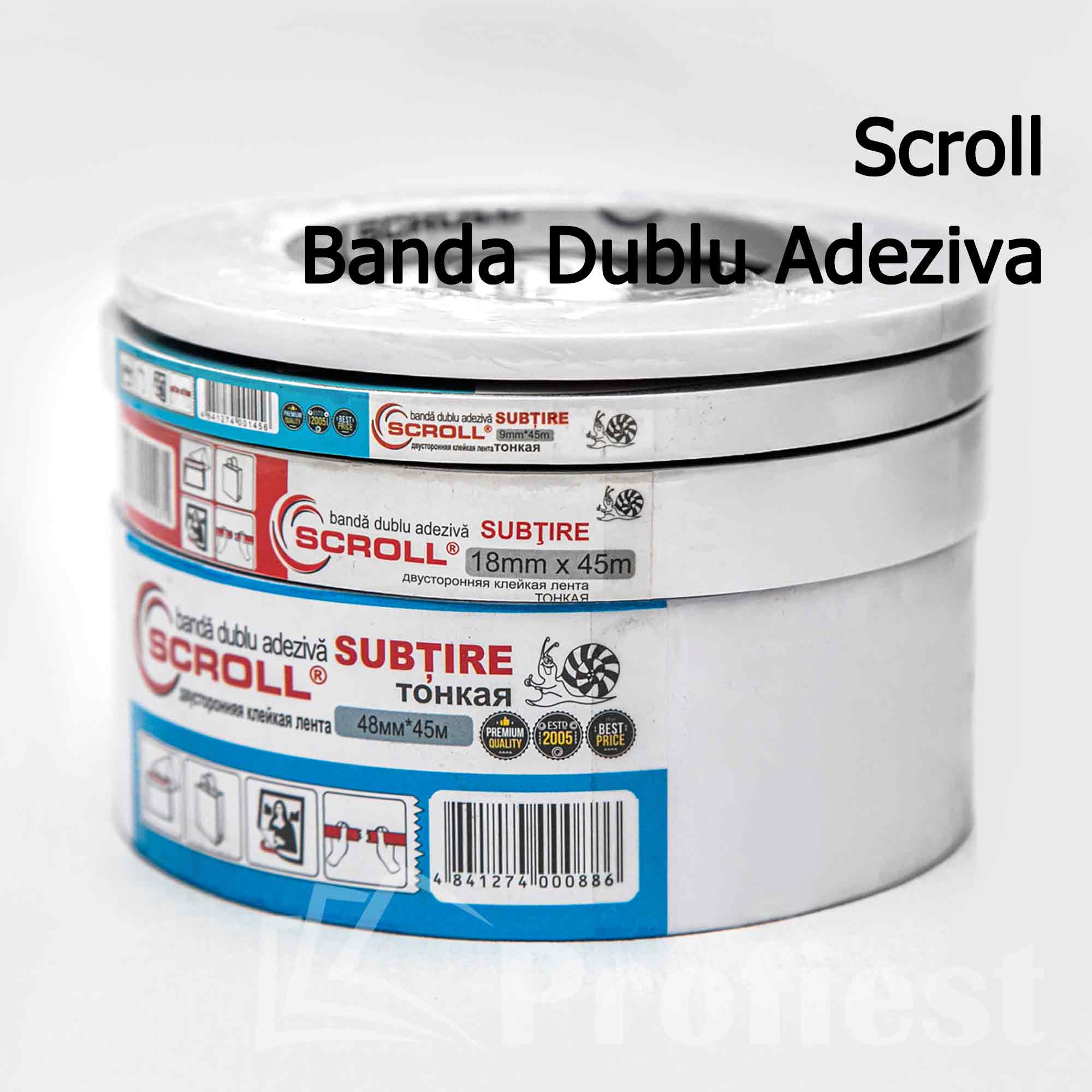 Scroll / Banda db.adz. / 9mm*45m premium